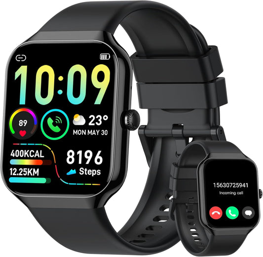 Revolutionary Smart Watch with 1.96" HD Display, Call Functionality, Advanced Health Monitoring & 113+ Sports Modes - Perfect for Active Lifestyles!