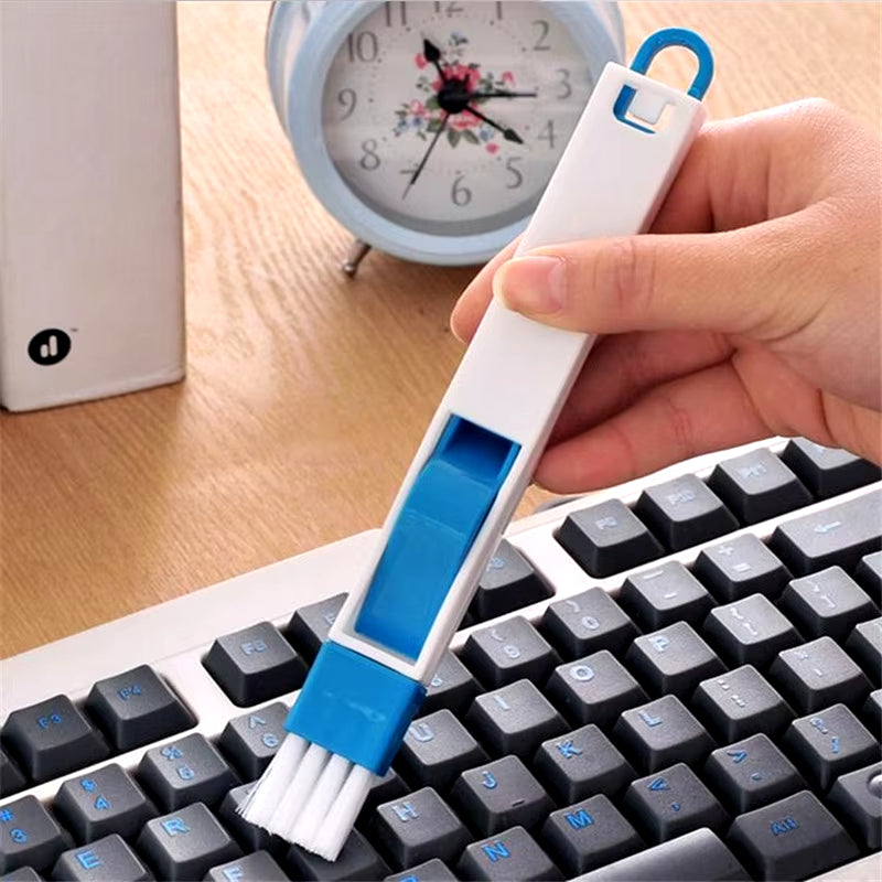 1Pc/Lot Multifunction Computer Window Cleaning Brush Window Groove Keyboard Cleaner Nook Cranny Dust Shovel Window Track Cleaner