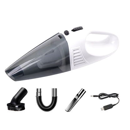 Portable Car Vacuum Cleaner Wired Rechargeable Household Handheld Automatic Vacuum Cleaner 8000Pa High Suction Power