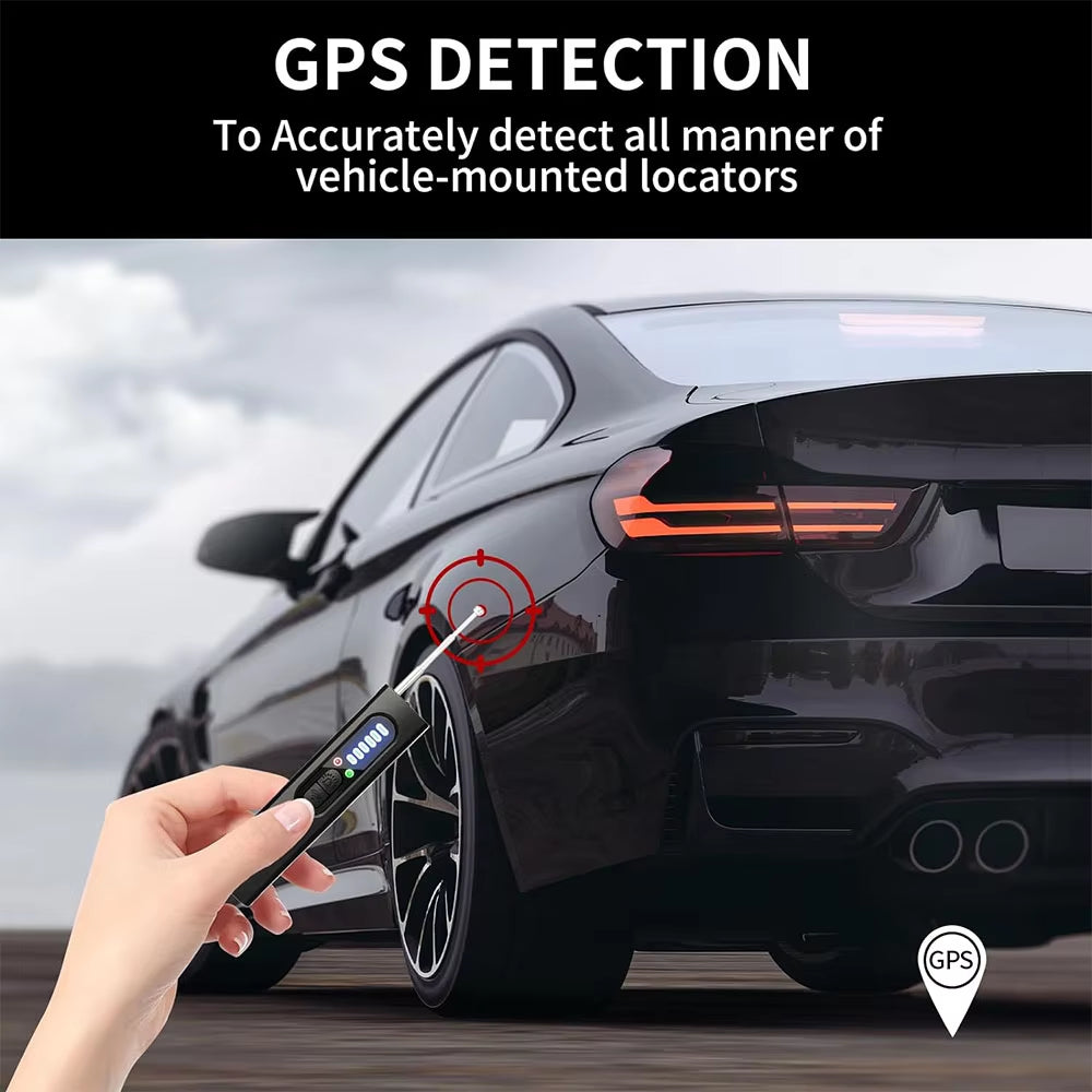 MINI T15 Multifunction Camera Detector GSM Audio Error Finder Car GPS Signal RF Tracker Detect Wireless Cam Lens Device Finder