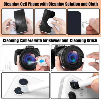 20 in 1 Keyboard Cleaner Cleaning Kit for Airpods Laptop PC Tablet Camera Laptop Accessories Phone Screen Cleaner