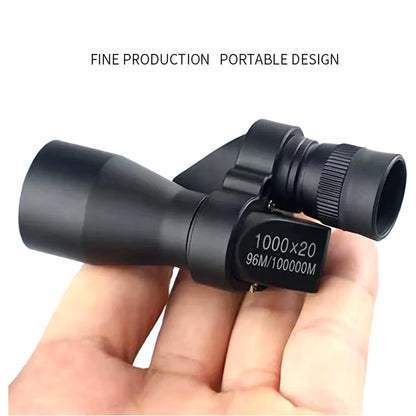 Portable HD Mini Pocket Portable Metal Telescope Single-Barrel High-Powered Telescope Outdoor Hunting Camping Mountaineering